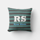 Search for teal and grey pillows For him