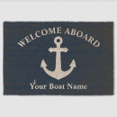 Search for lake house doormats Ship yacht sailboat