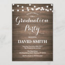 Search for rustic graduation invitations String lights