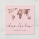 Search for world map business cards Travel
