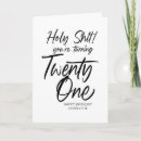 Search for funny 21st birthday cards Twenty one