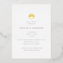 Search for seashell wedding invitations Minimalist