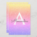 Search for monogram graduation invitations Pink