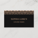 Search for lingerie business cards black