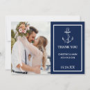 Search for anchor thank you cards Blue