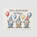 Search for gnomes tissue paper Birthday