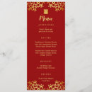 Search for chinese wedding menus Red and gold