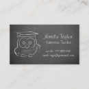 Search for owl business cards Tutor
