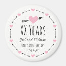 Search for 25th anniversary magnets Hearts