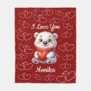 Search for i love you blankets Elegant