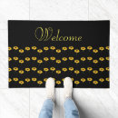 Search for sunflower doormats Black background
