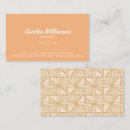 Search for peach business cards Modern