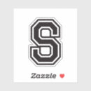 Search for alphabet s stickers Monogram initial