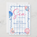 Search for beach bridal shower invitations Coastal