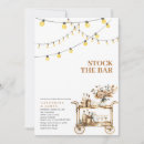 Search for stock the bar invitations String lights