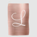 Search for pink golf towels Rose gold