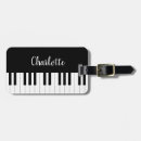 Search for piano luggage tags Pianist