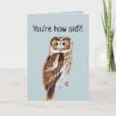 Search for owl birthday cards Humor