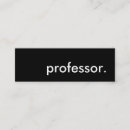 Search for university professor business cards Education
