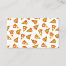 Search for pizza business cards Slice of pizza