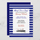 Search for nautical baby boy shower invitations Ship