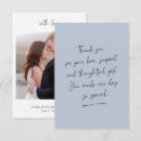 Search for dusty blue wedding thank you cards Classic