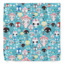 Search for blue skull bandanas Black