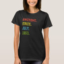 Search for awesome since tshirts July