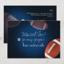 Search for sports bar bat mitzvah invitations Blue