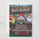 Search for gnome birthday invitations Forest