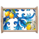 Search for mosaic serving trays Blue