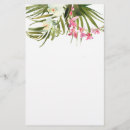Search for beach stationery paper tropical