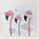 Search for flamingo puzzles Illustration