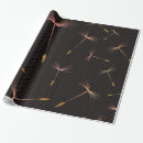 Search for dandelion wrapping paper Black