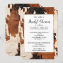 Search for cowhide invitations Black