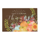 Search for thanksgiving placemats Sunflowers