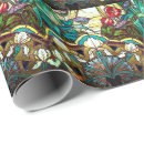 Search for stained glass wrapping paper Flowers