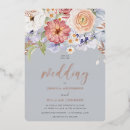 Search for dusty blue and dusty rose wedding invitations Floral