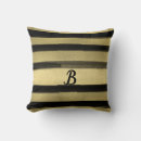 Search for black and gold stripes pillows Trendy