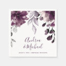 Search for purple wedding napkins Watercolor