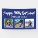 Search for 90th birthday banners Any age birthday