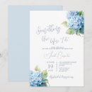 Search for blue bridal shower invitations Hydrangea