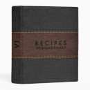Search for leather recipe binders Black