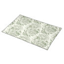 Search for sage green placemats Floral