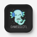 Search for gamer paper plates Cute