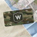 Search for hunting license plates Military