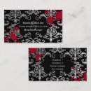 Search for halloween business cards Goth