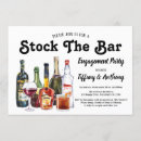 Search for stock the bar engagement party invitations Couples shower