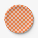 Search for autumn plaid plates Orange