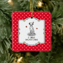 Search for dalmatian ornaments Heart